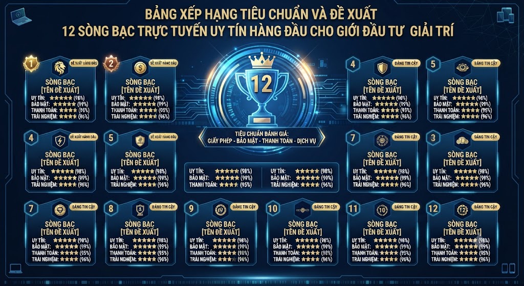 đề xuất 12 sòng bạc trực tuyến
