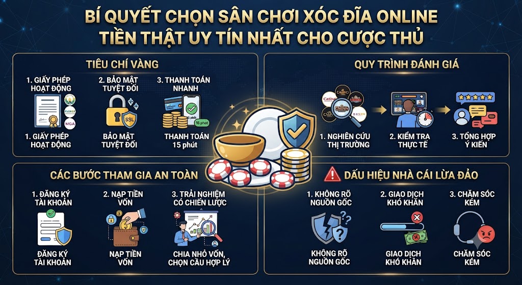 xóc đĩa online tiền thật