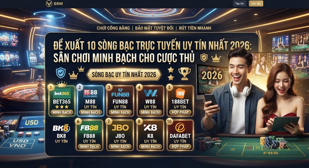đề xuất 10 sòng bạc trực tuyến